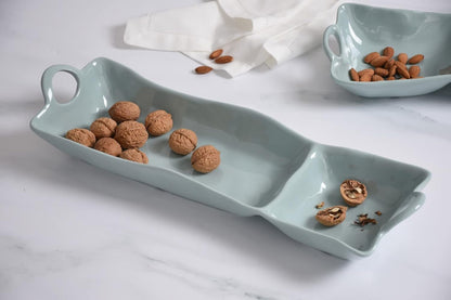Pampa Bay Shatterproof Melamine Chip and Dip (Pastel Blue)