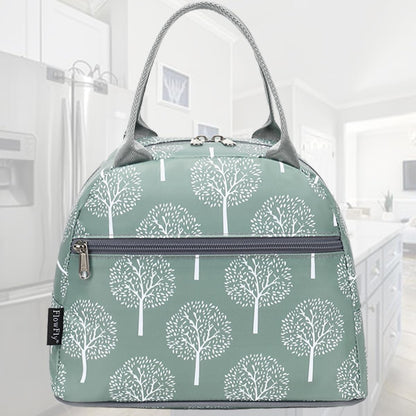 FlowFly Insulated Lunch Cooler Bag - Tote Bag Organizer for Women/Men, Black - Colors B