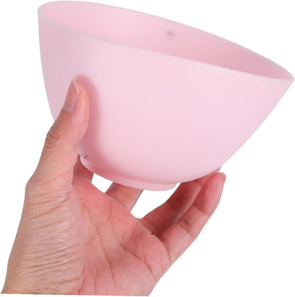 Didiseaon Odorless Anti-drop Silicone Mixing Bowl for Facial Masks Cooking Flexible Microwave Dishwasher Safe for Ingredients Sauces Medium Green