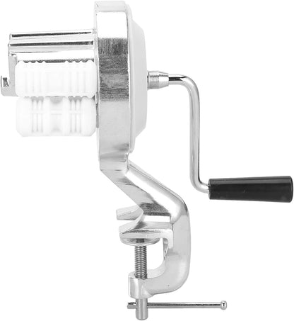 Manual Macaroni Maker, Pasta Maker Machine Pasta Maker Stainless Steel Hand Cranking Noodles Pressing Machine Kitchen Supply