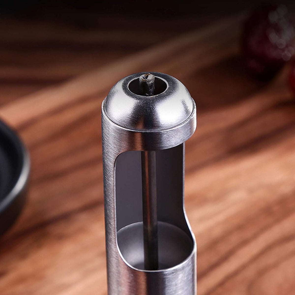 Stainless Steel Fruit Corer, Easy One Hand Use Kitchen Gadget for Cherry Olive Grape Hawthorn, with Durable Design