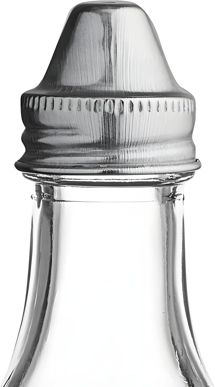 Bexter 2 Pack Oil and Vinegar Cruet Set, 5 oz Glass Oil and Vinegar Dispenser Bottles, Salad Dressing Cruets with Pour Spouts, Refillable Glass Cruet for Kitchen, Dining Table and Condiments