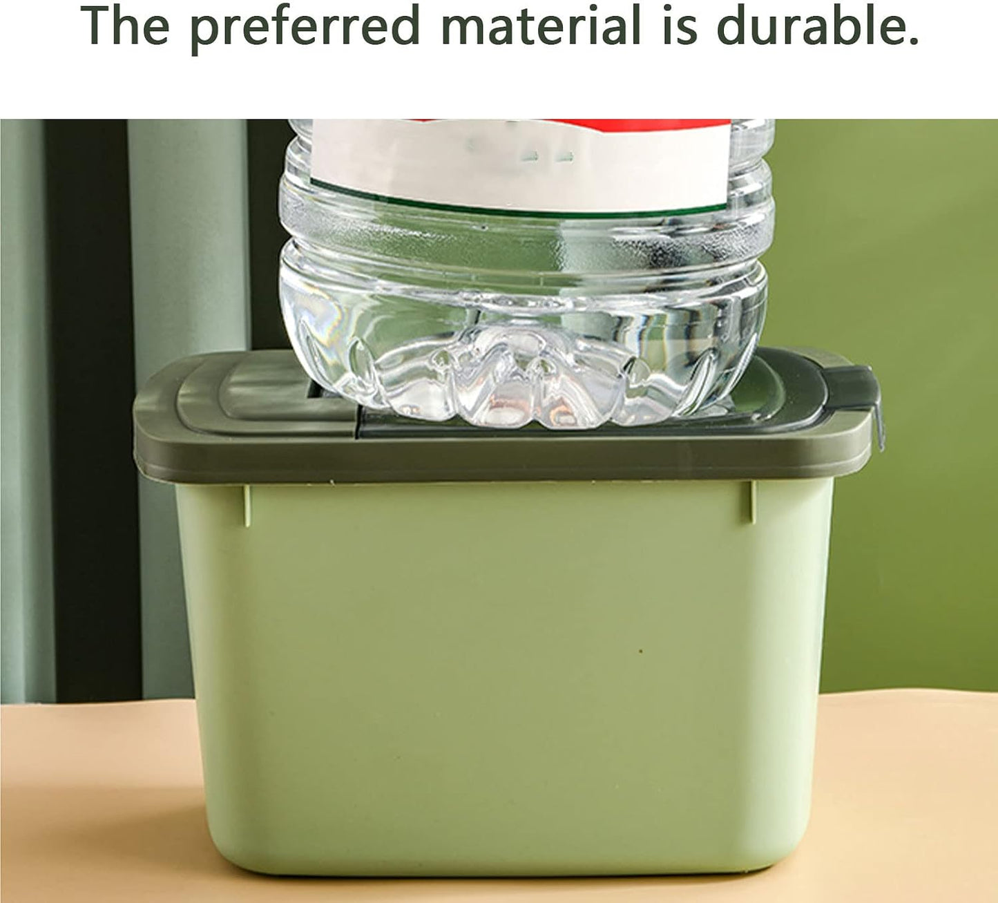 Food Storage Containers With Lids, Airtight Rice Dispenser, Large Capacity Storage Bins, BPA Free Plastic Sealed Holder Bin Dispenser, Pet Food Container, Rice Bucket for Cereal Grain Flour (white)