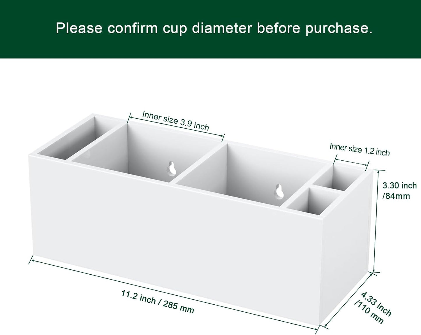 Double Cup Holder with Marker Slot, Party Cup Dispenser Acrylic Cup Organizer Mark Your Cup and Drink Up Caddy Modern Bar Counter Decor, Clear