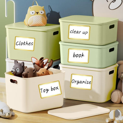 Blank Waterproof Removable Labels for Freezer Storage containers, Labels forJars,Date Label Food Storage Stickers, Waterproof Oil Resistant Easy Clean Leaves no Residue 500Total Per Roll