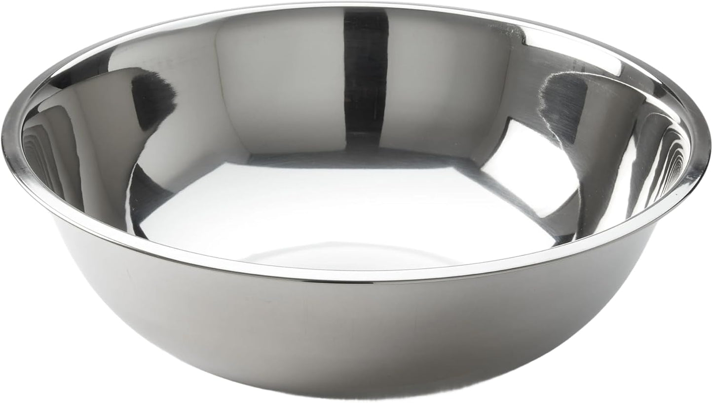 American Metalcraft 16" Stainless Steel Mixing Bowl - 13-Quart Durable Metal Bowls for Mixing, Large Stainless Steel Bowl