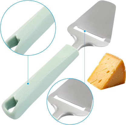Non-Stick Cheese Slicer, Stainless Steel, Green