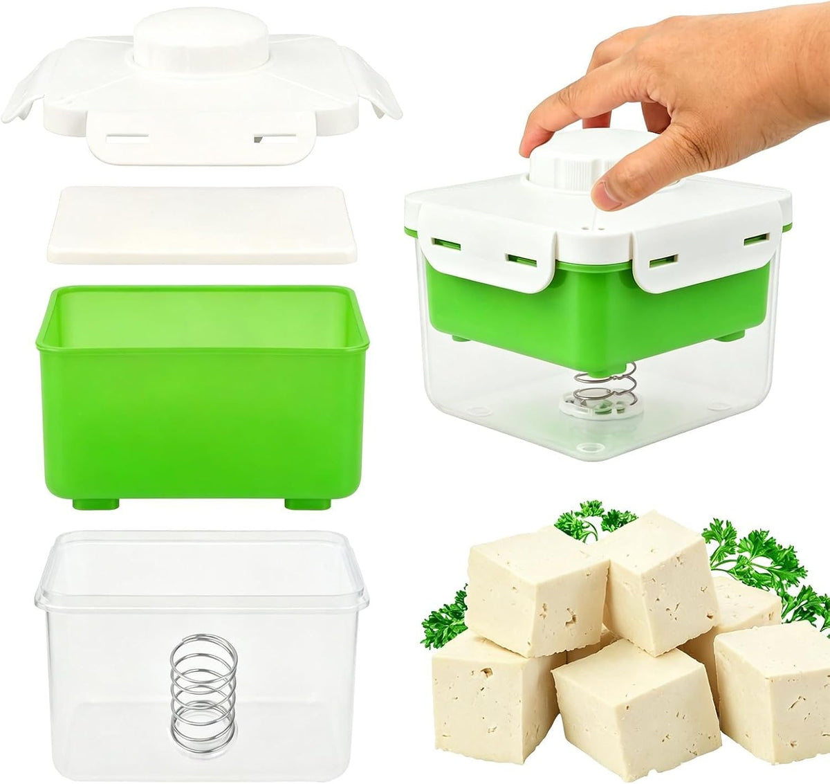 Tofu Press Powerful Adjustable Extra Firm Tofu