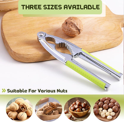Nut Cracker, Nutcracker, Seafood Tools, Walnut Cracker for All Nuts, Heavy Duty Shell Cracker with 2 PCS Forks/Picks, Lobster Crab Crackers with Non-slip Handle