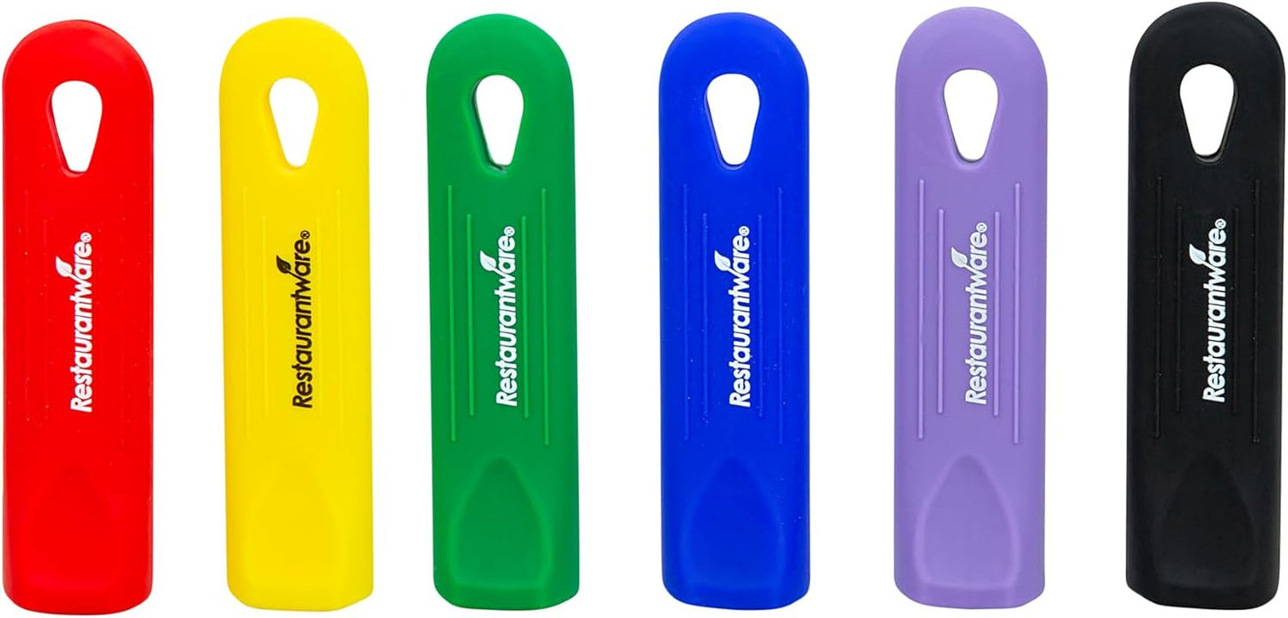 Restaurantware Silicone Pan Handle Cover Set 1-Count Heat-Resistant Removable Pan Handle Grips, Ergonomic Non-Slip Green Handle Protectors for Fry Pans and Sauce Pans