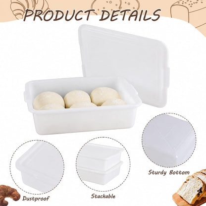 3 Pack Pizza Dough Proofing Container, Sourdough Rising Box