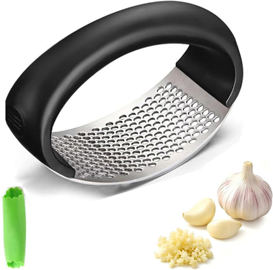Garlic Crusher,2026 Upgraded Stainless Steel Garlic Crusher,Home Kitchen Utensils Portable Manual Garlic Crusher,Home & Kitchen Garlic Press.
