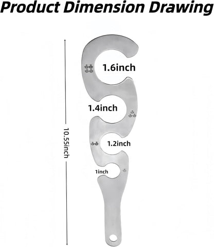 Spaghetti Measuring Tool, Stainless Steel, 1 Pc
