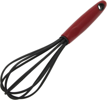 Chef Craft Select Nylon Sturdy Whisk, 10.5 inch, Red