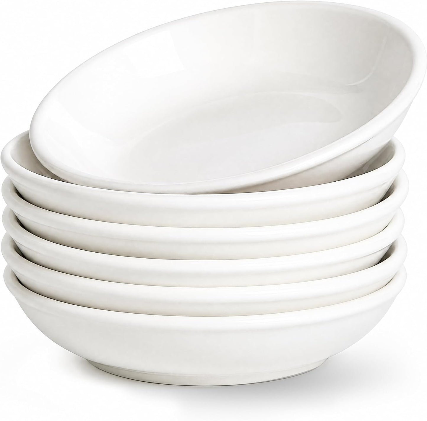 Japanese Style Ceramic Dipping Bowls,3'' Small Pinch Bowls Set Side Sauce Cups,Dishes for Sushi,Snack and Soy,BBQ,2.5 Oz Blue and White Mini Bowl for Kitchen Prep - Set of 6 (3 inch)