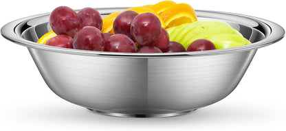 Tioncy 20 Pack Small Mixing Bowls, 3/4 Quart Stainless Steel Prep Bowl for Sauces, Snacks, Side Salads, 6.3 Inch Cooking Baking Bowls Set with Flat Base, Dishwasher Safe