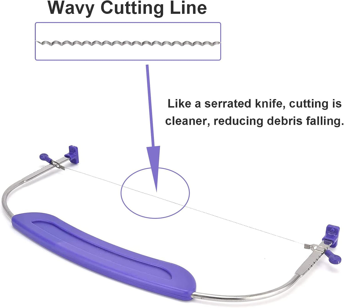 Professional 10-Inch Stainless Steel Cake Leveler & Slicer Baking Tool