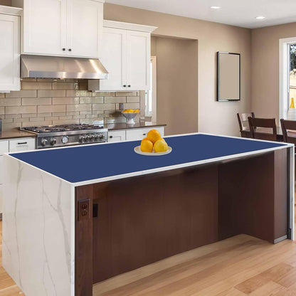 47.2"x23.6"(120cmx60cm) Large Silicone Mat for Kitchen Counter, Non-Slip Heat Resistant Countertop Protector, Waterproof Multipurpose Mat for Kitchen Island, Black