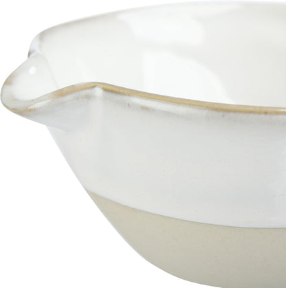 Stoneware White Batter Bowls (Set of 4)