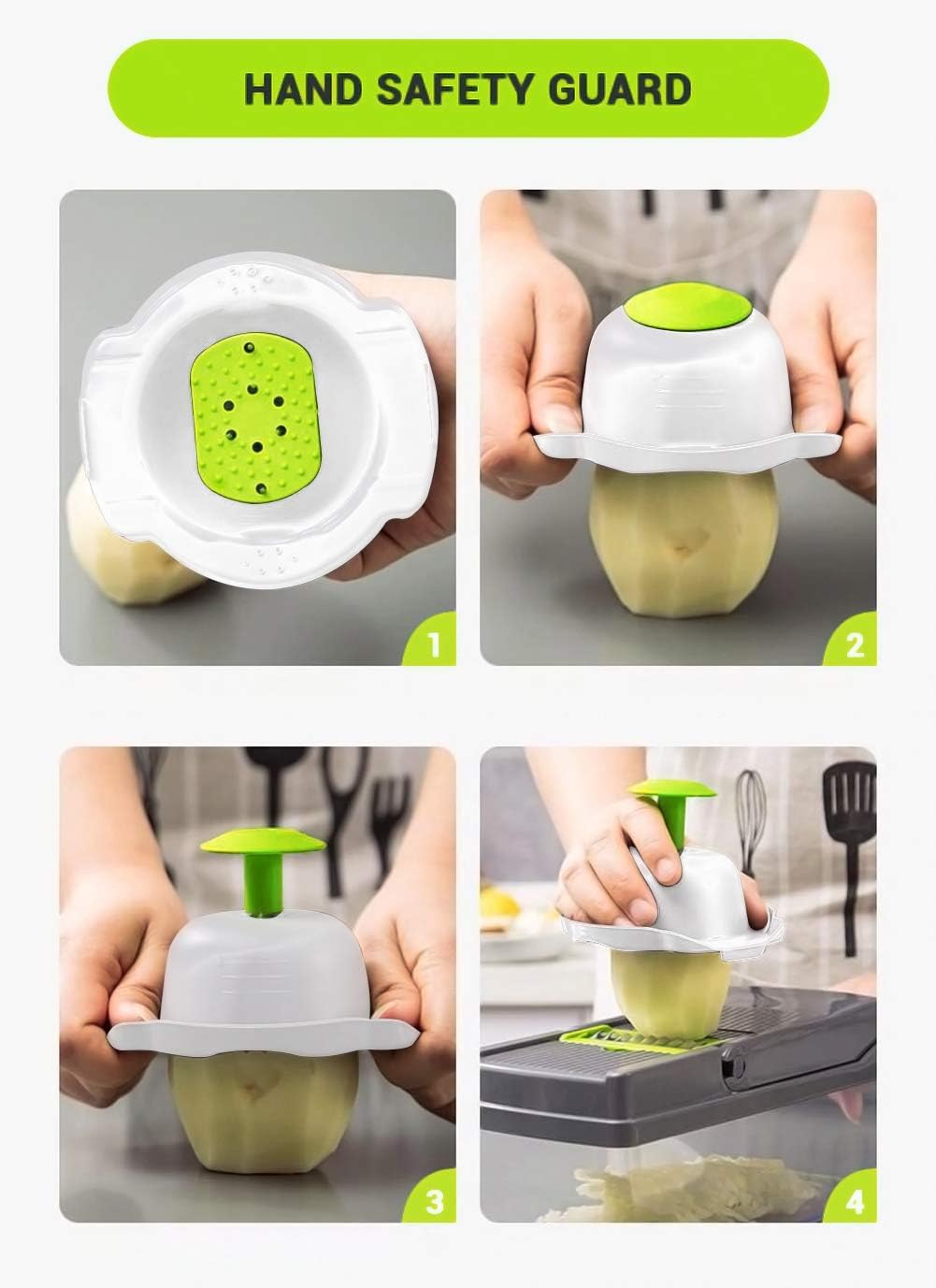 ADOV Vegetable Chopper With Container, Mandoline Slicer For Kitchen