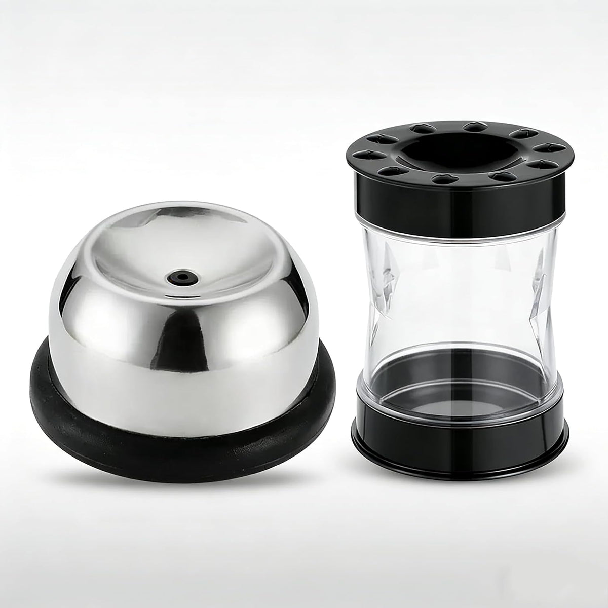 2 in 1 Egg Prep Tool, Egg Piercer & Egg Peeler for Hard Boiled Eggs, Easy Egg Shell Remover