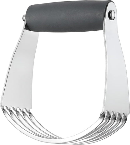 Spring Chef Large Dough Blender For Baking - Durable Pastry Blender - Black