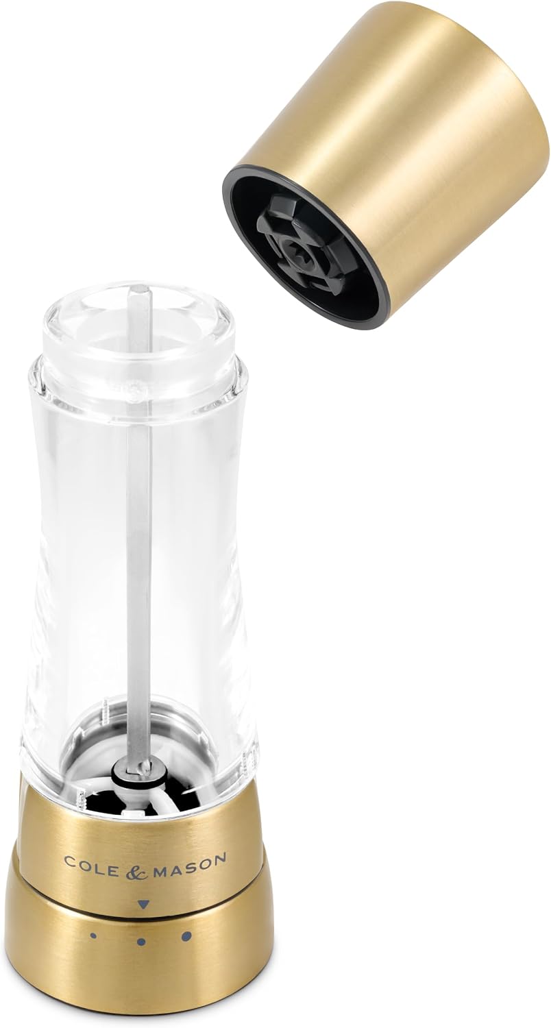 Cole & Mason Derwent Grinder, 7.5" Pepper Mill, Stainless Steel