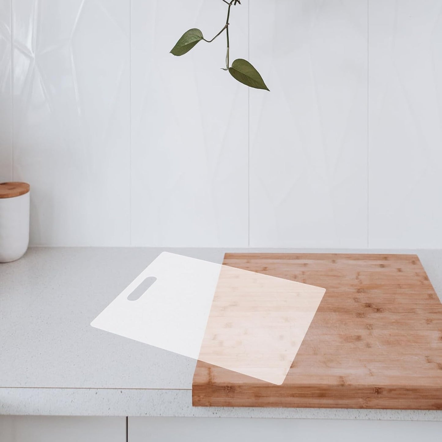 PRETYZOOM Nonslip Acrylic Cutting Board 15.7"x11.8"x0.2" Household Kitchen Chopping Mat for Vegetables Fruits with Anti-skid Surface