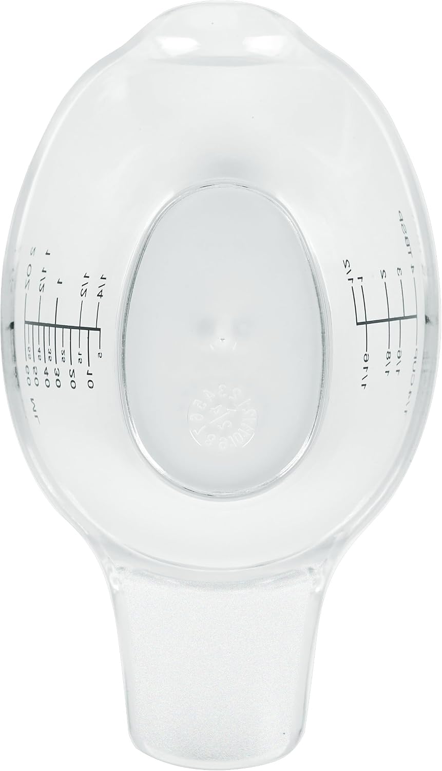 2 Oz Measuring Cup, 1/4 Cup Acrylic Measuring Cups, Clear