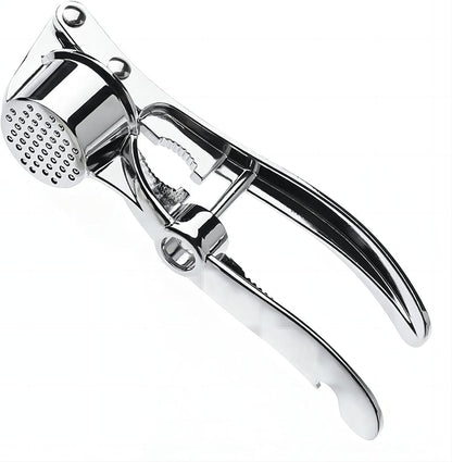 Stainless Steel Garlic Press, 5 in 1 Kitchen Mincer and Crusher