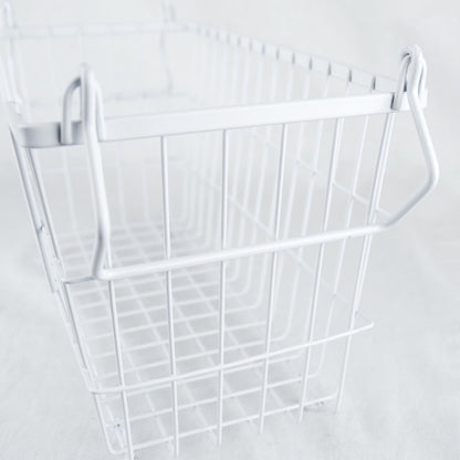 DII Metal Wire Mesh Stackable Utility Storage Bin, Small Round, 12x12x10", Bronze