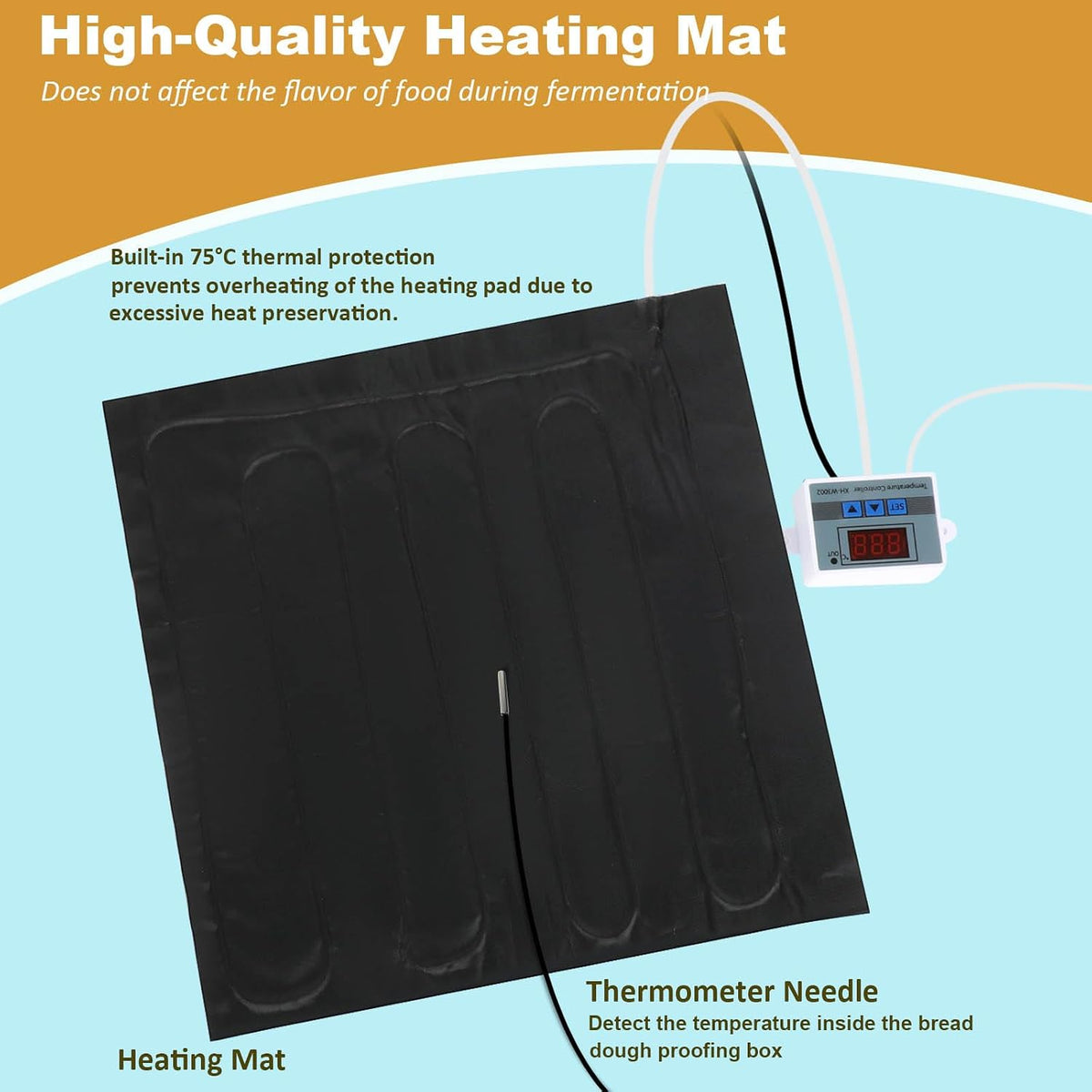 Bread Dough Proofing Box, Precision Temperature Control