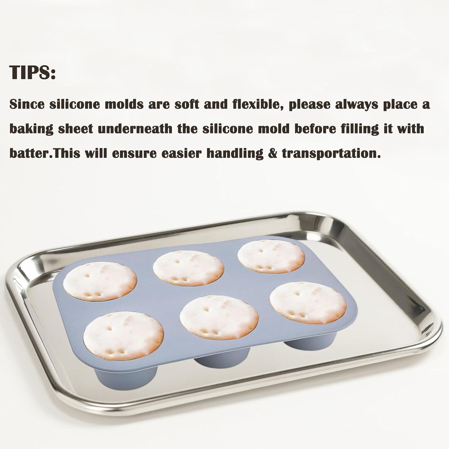 24 Cups Silicone Mini Muffin Pan Set, Nonstick Mini Cupcake Pans, BPA Free Small Muffin Tin for Baking, Set of 2 (Green+Purple)