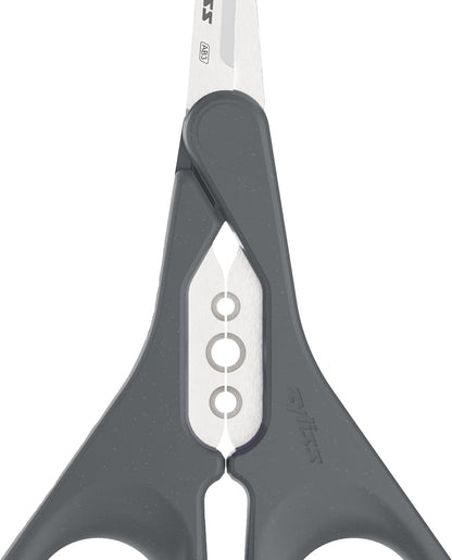Zyliss Herb Snippers with Integrated Stem Stripper – Precision Blade Kitchen Scissors for Fresh Herbs, Parsley, Cilantro & Chives – Ergonomic Wheat Straw Handle, Left/Right-Handed, Dishwasher Safe