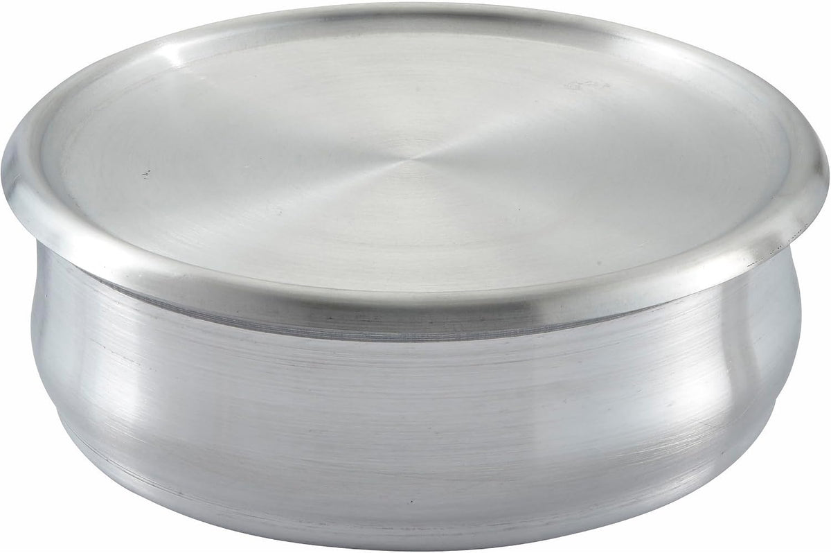 Winco 96 oz Stackable Aluminum Dough Pan