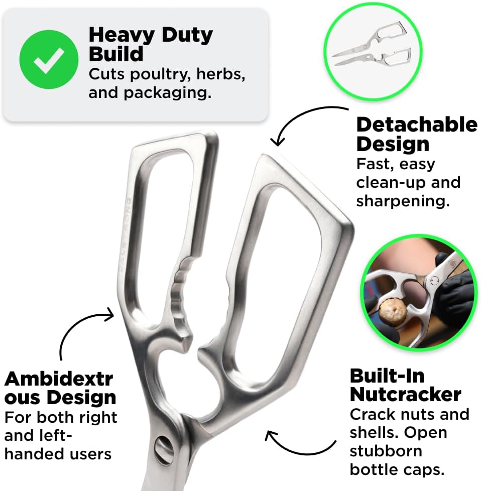 Dalstrong Kitchen Scissors & Pizza Wheel Cutter Set
