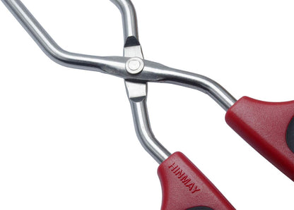 HINMAY Stainless Steel Scissor Tongs 11-Inch and 13-Inch Set, Set of 2