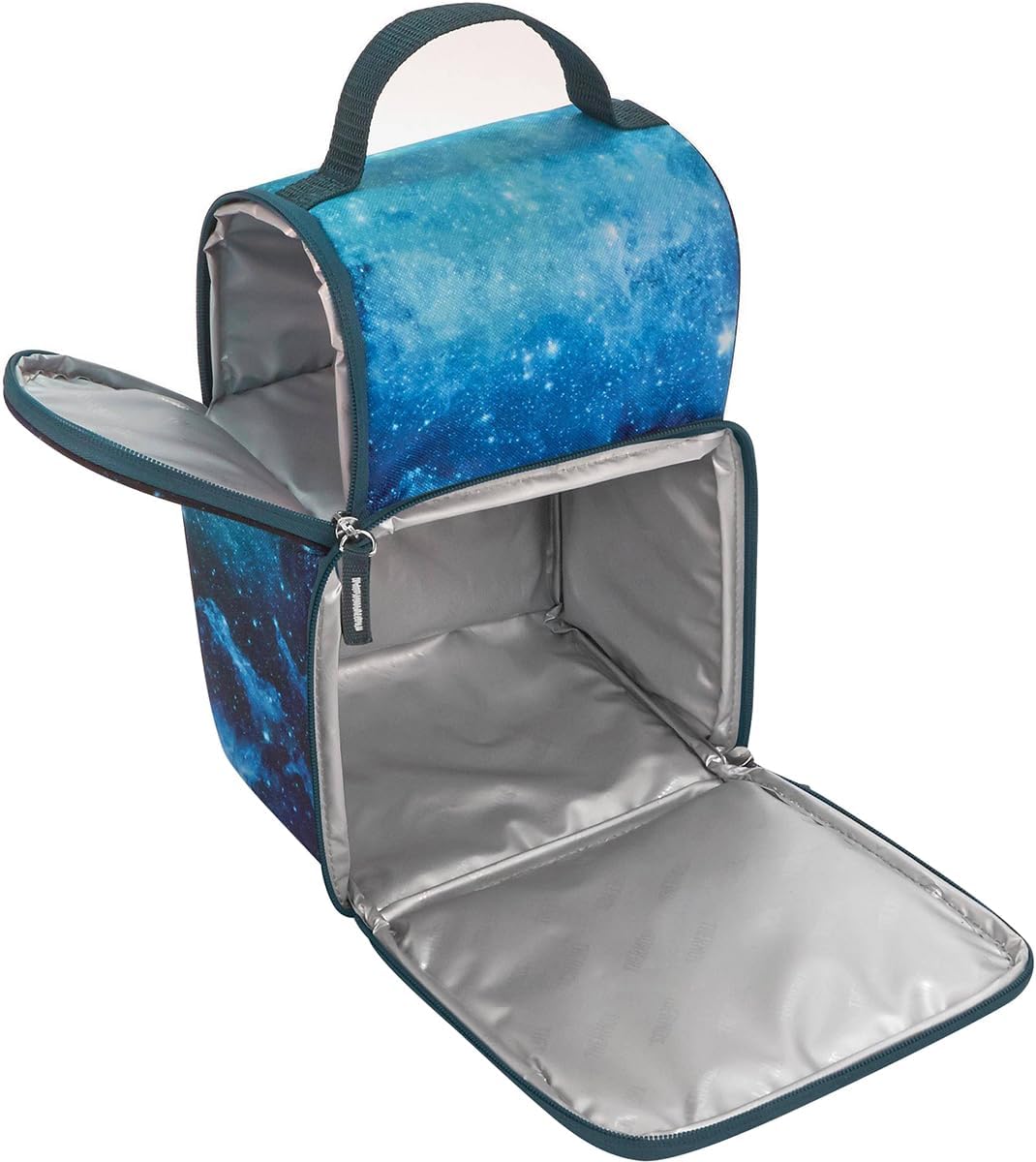 THERMOS Kids Dual Lunch Box, Galaxy Teal