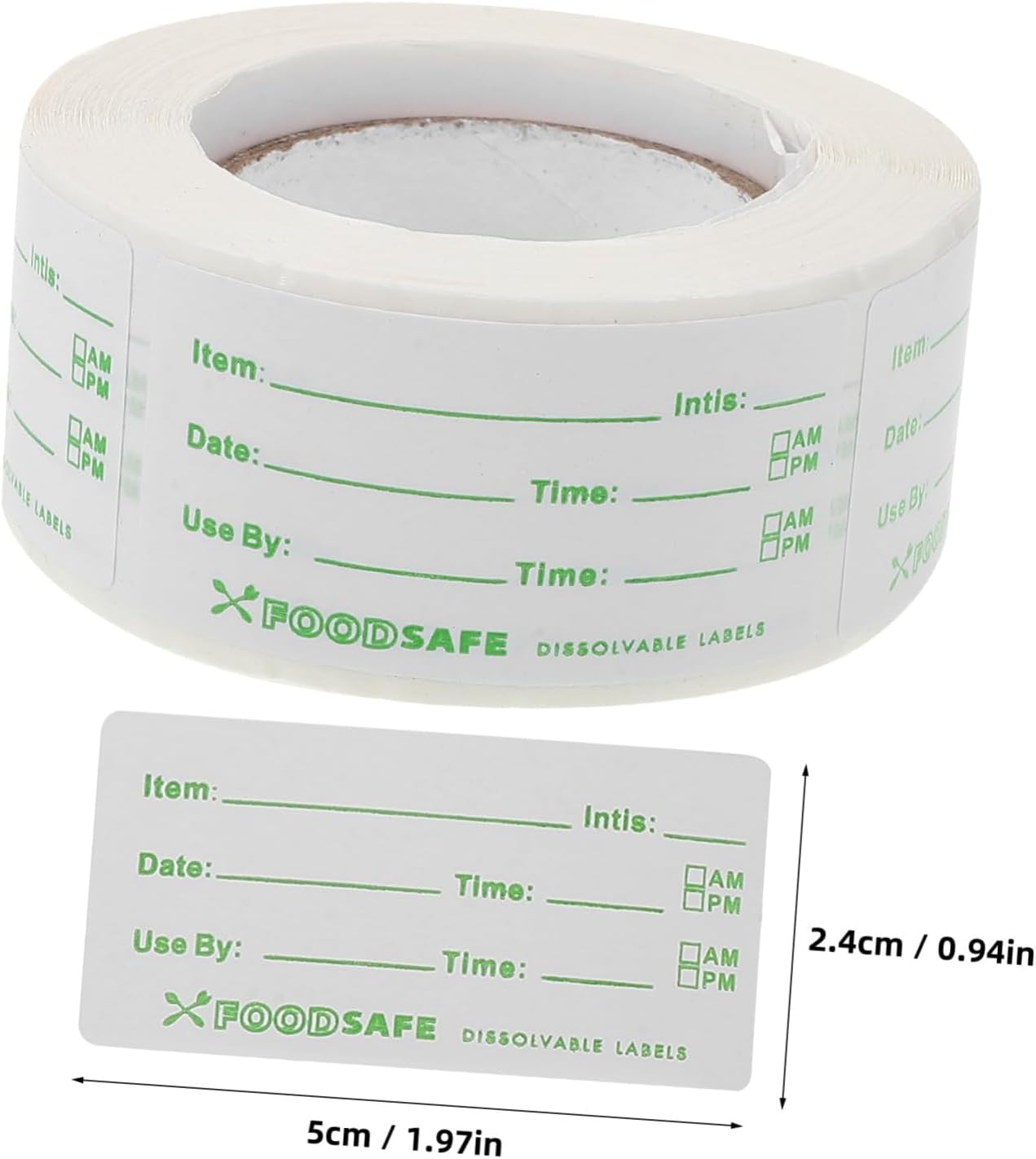 GLEAVI Removable Date Stickers for Food Storage Self-Adhesive Expiration Labels for Refrigerated Items Easy Application and Removal Safe for Food Containers