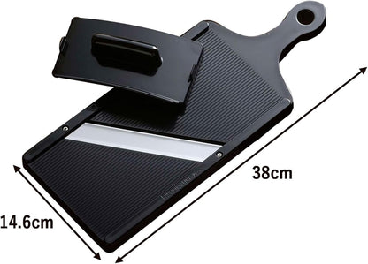 Shimomura Sales Tonkatsu Shop Tsubamesanjo 35950 Cabbage Slicer with Extra Fine Cut in Minutes, Made in Japan, Fluffy Julienne Slicer, 0.04 inch (1 mm) Wide, Sharp Sharpness, Whole Half Ball Slices