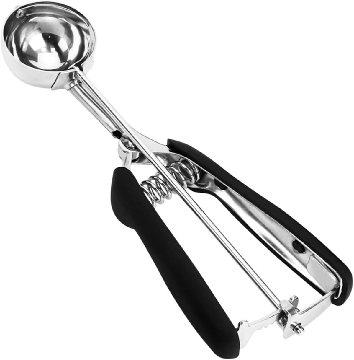 Ice Cream Scoop, 18/8 Stainless Steel Cookie Scoop, Cookie Scoops for Baking, 2 Tbsp/ 30 ml/ 1 oz Cookie Dough Scoop, Ice Cream Scooper with Trigger Release, Cookie Scooper for Baking