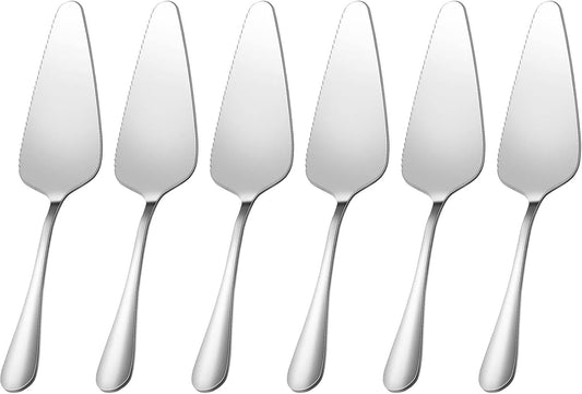 Cake Pie Servers Set,Stainless Steel Pizza Cake Slicer Server,Cake Cutter with Serrated Edges for Kitchens Restaurants Brithday Parties