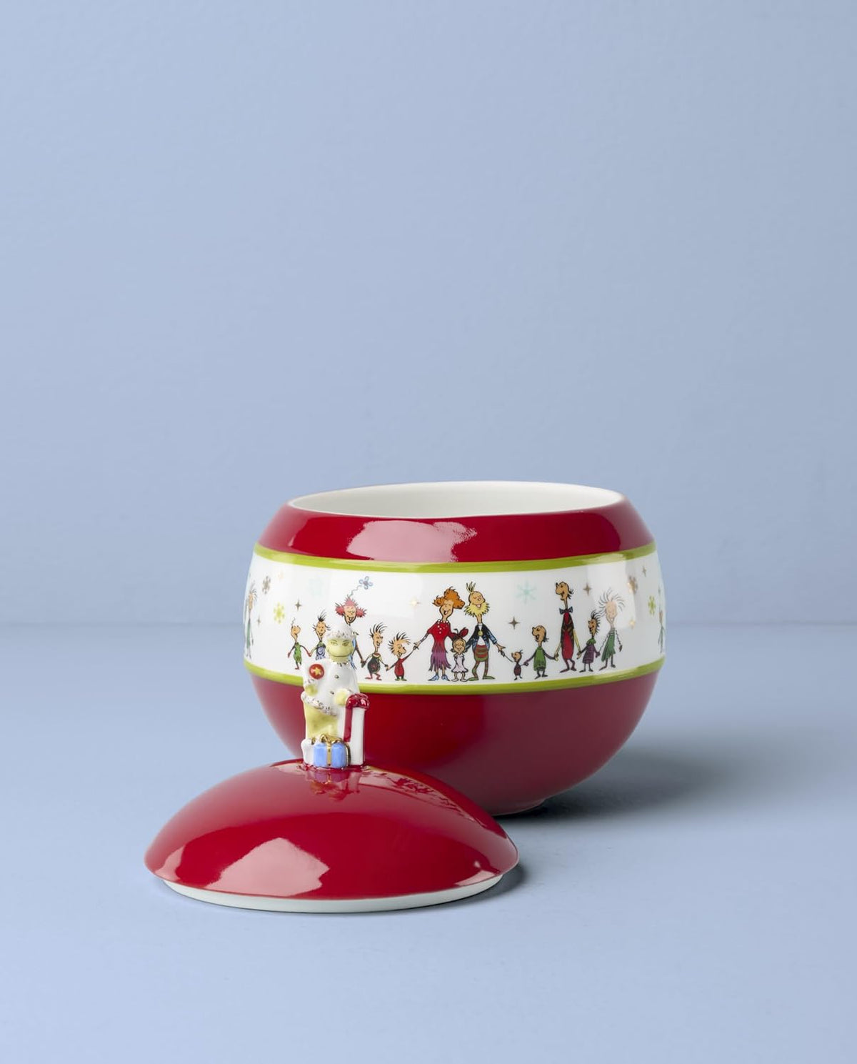 Lenox Dr. Seuss Grinch Christmas Chip and Dip Bowl