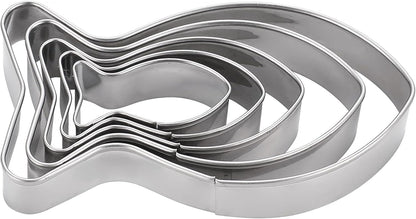 MrCookie 4" Large Christmas Cookie Cutters Set,Thickened Stainless Steel