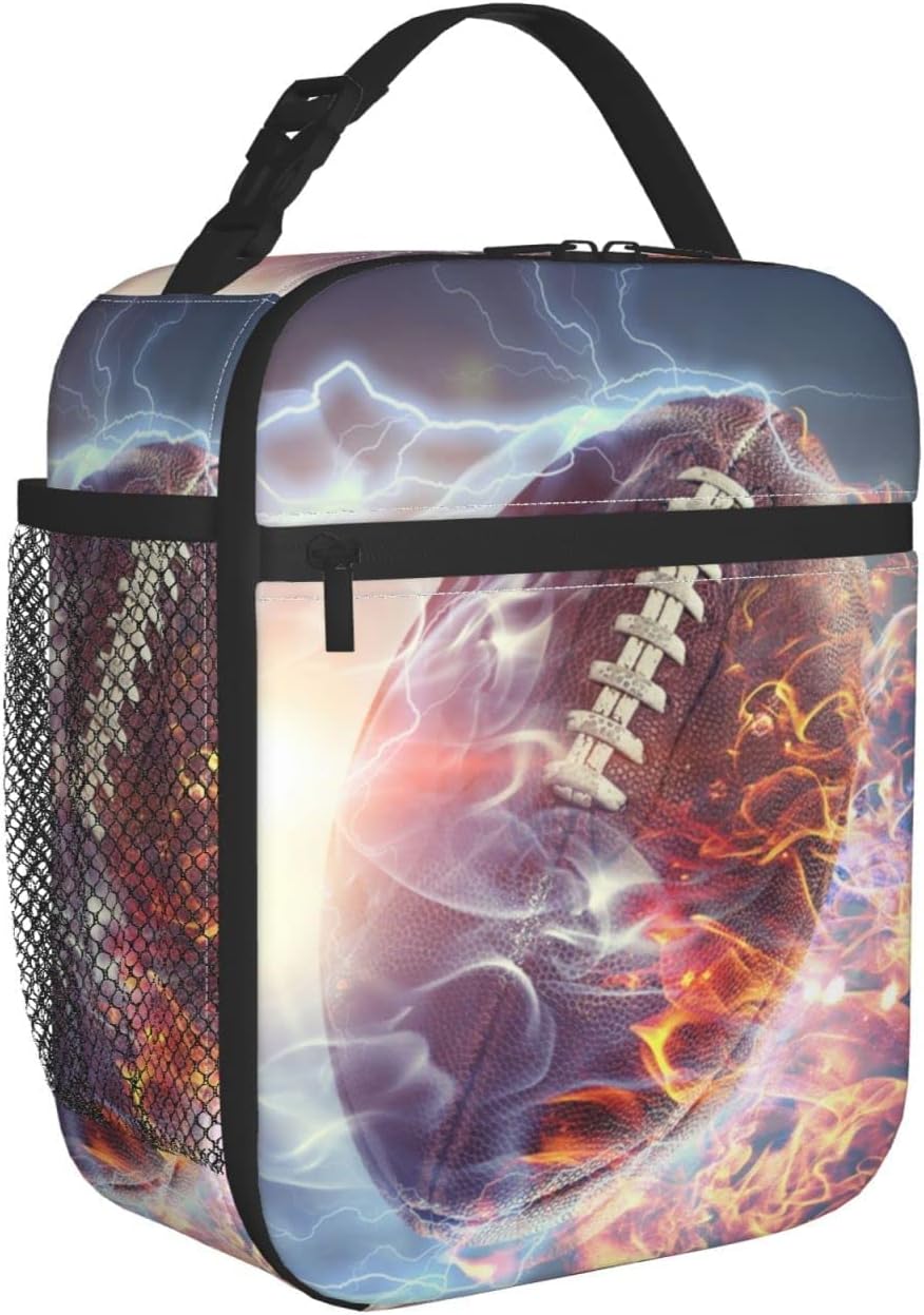 Purple Axolotl Lunch Box Lunch Box Reusable Insulated Totes Lunch Bag Thermal Cooler For Boy Girls School Men Women Beach Picnic Travel