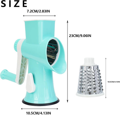 Rotary Cheese Grater with Handle-Versatile Cheese Grater