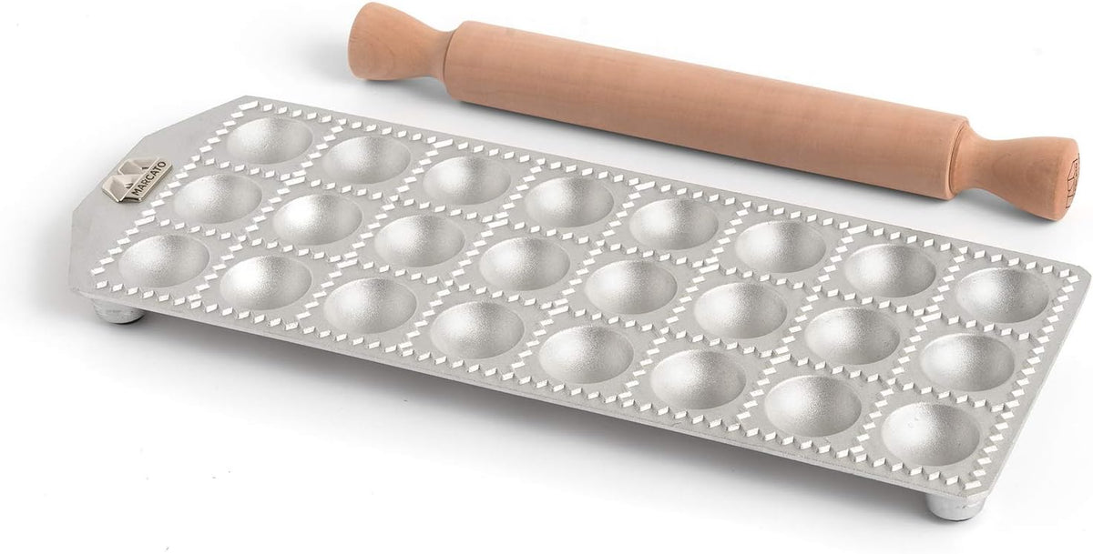 MARCATO Made in Italy 24 Round Agnolotti Ravioli Mold