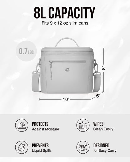 GLORIEROO Insulated Lunch Box Bag Women Girls - Waterproof Leakproof Lightweight Reusable Cooler for School Work Picnic - Back to School