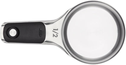 OXO Good Grips 4 Piece Stainless Steel Measuring Cups with Magnetic Snaps