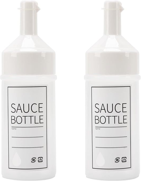 Dressing Container Compatible with Ranch, 2 Pack Shaker Mixer Bottles